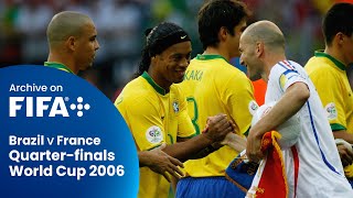 FULL MATCH Brazil vs France 2006 FIFA World Cup [upl. by Sairtemed272]