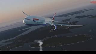 Prepar3D  Descent and approach on WSSS  Singapore Changi [upl. by Trubow]