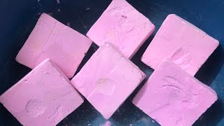 Reformed pink gym chalk blocksasmroddly satisfying video [upl. by Hendren495]