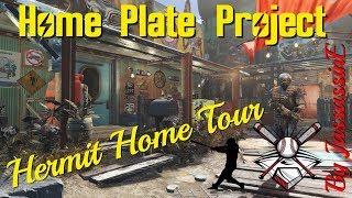 Fallout 4 Home Plate Project quotHermit Homequot Tour [upl. by Hterag975]