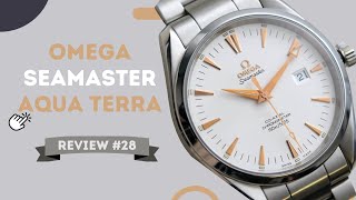 ROSE GOLD AQUA TERRA🌹 Omega Seamaster Aqua Terra Big Size 250234 review [upl. by Neyuh543]