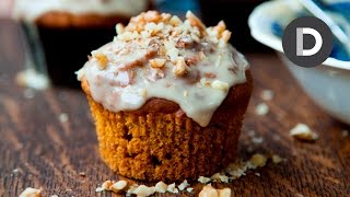 How to make Pumpkin Muffins Halloween Baking [upl. by Tien]