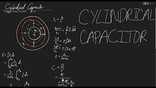 Cylindrical Capacitor [upl. by Leanard]