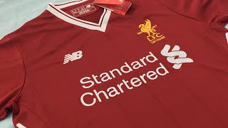 JERSEY LIVERPOOL 2017 UNBOXING Y REVIEW EN ESPAÑOL [upl. by Anrahc]