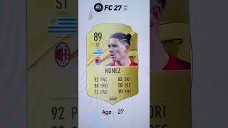 Darvin nunez fifa future icon card at the end fifa footballshorts football [upl. by Pages223]