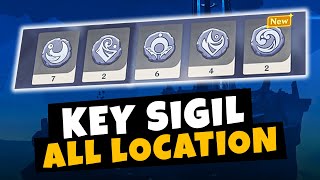 ALL 59 Key Sigil Locations  Enkonomiya Gesnhin Impact [upl. by Auj]