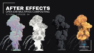 After Effects Advanced Compositing  Open EXR Multipass Compositing Tutorial  Episode  04 [upl. by Aneleasor]