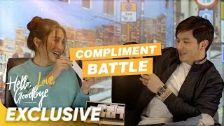 Compliment Battle  Kathryn Bernardo Alden Richards  Hello Love Goodbye [upl. by Nedyah352]