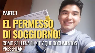 Como completar el KIT DEL PERMESSO DI SOGGIORNO PARTE 1 [upl. by Esinrahc]