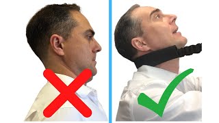 NEW amp EASY Exercises to SAFELY Improve Military Neck and Cervical Kyphosis  Dr Walter Salubro [upl. by Eiramnwad939]