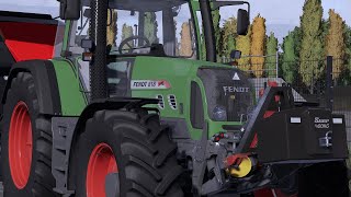 LS22 2K LETS Fetz II Fendt 818 Vario TMS  Vicon LB 1290 II Strohbergung [upl. by Caplan]