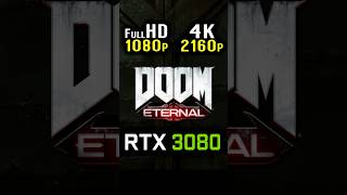 1080p vs 2160p 4K  DOOM Eternal  RTX 3080  HD vs 4K [upl. by Denoting]