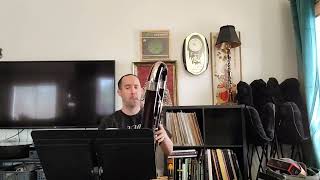 Contrabassoon Etude from Lesson 9 in Seltmann Vol 6 by Victor Bruns [upl. by Enogitna]