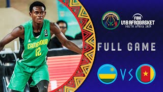 QuarterFinals  Rwanda v Cameroon  Full Basketball Game  FIBA U18 AfroBasket 2024 [upl. by Drahcir]