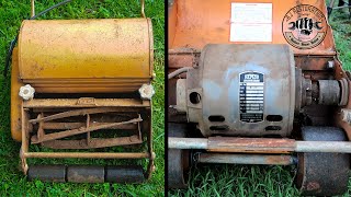 1960s Vintage Rolux Electric Lawn Mower Restoration  Part 1  The Motor [upl. by Seigler]