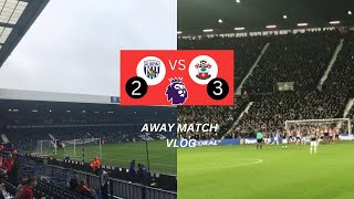 West Bromwich Albion vs Southampton Away Vlog  Cyrille Regis Tribute 🙌🏼 [upl. by Ketchan]