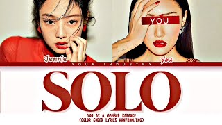 KARAOKE JENNIE  SOLO 2 members ver Color Coded Lyrics [upl. by Allisan788]