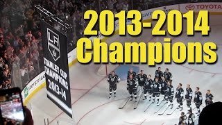 LA Kings Raise Championship Banner [upl. by Pattison]