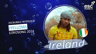 JYellowL  Judas  Eurosong 2024 Ireland Eurovision  Interview [upl. by Koller392]