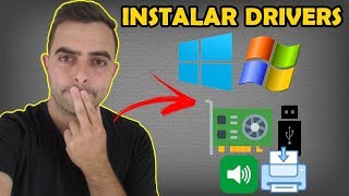 Como Instalar Drivers no Windows XP 7 8 e 10 [upl. by Auburn174]