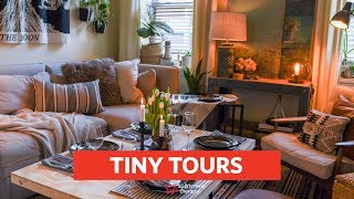 Joseph Abbotts 275SquareFoot Apartment  Tiny Tours [upl. by Basil]