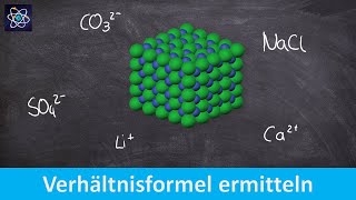 Verhältnisformel ermitteln Chemie 9Klasse Salze [upl. by Ahsrats999]