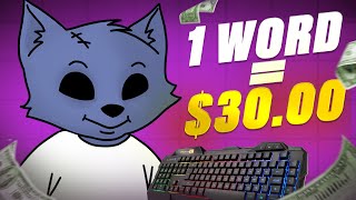 Get Paid 30 for Each Word You Type Start Earning Now  PART 2 [upl. by Ttessil]