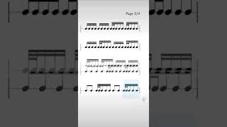 A 32nd16th note figure  lets practise this rhythm 🎵 [upl. by Noakes718]