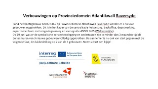 Verbouwing Atlantikwall Raversyde  gebouw 1 [upl. by Ettennyl743]