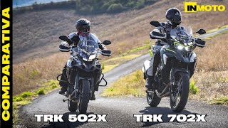 Prova Benelli TRK 502 X Vs 702 X guerra in famiglia [upl. by Eelsnia]