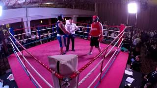 Ultra White Collar Boxing  Cardiff  Paul Wallis VS Mark Poole [upl. by Ahseken]