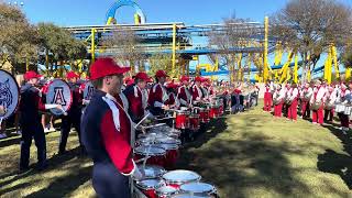 OU vs Arizona Drumline Battle  2023 Valero Alamo Bowl [upl. by Yhtamit756]