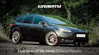 Ford Focus ST250 MK3 Estate Exhaust System  Gravity Performance [upl. by Ellennaj991]