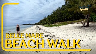 Beach walking on one of the longest beaches in Mauritius  Belle Mare Mauritius [upl. by Ziegler194]