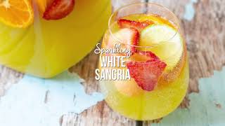 Sparkling White Wine Sangria Recipe ⁠ [upl. by Crenshaw]