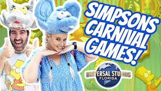 All The Simpsons Carnival Games at Universal Studios Florida [upl. by Painter]