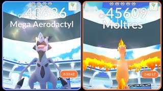 Pokémon GO — Mega Aerodactyl  Moltres [upl. by Elehcin570]