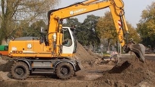 Various machines at work Diverse machines aan het werk [upl. by Valerlan]