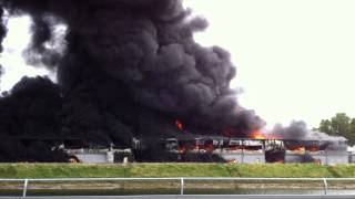 Ludwigshafen Brand in der Hafenstraße  Panalpina  Edeka Parkinsel 22062013 [upl. by Ott]