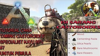 Taming Castoroides Ark Mobile  Sarang Castoroides  Ark Survival Evolved Mobile Indonesia [upl. by Sillyhp]