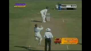 Rare  Sourav Ganguly 16th ODI Century 144 vs Zimbabwe 2nd Odi  Ahmedabad 2000 [upl. by Naiditch]