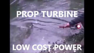 Direct comparison propeller hydrokinetic turbine VS first ever 3D toroidal turbine on inclined shaft [upl. by Findley379]