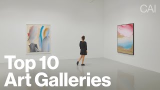 Top 10 Art Galleries in the World amp Where To Find Them Important Advice for Artists [upl. by Blinni]