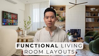 How To Arrange Your Big Or Small Living Room amp 10 Layout Configurations [upl. by Htide615]