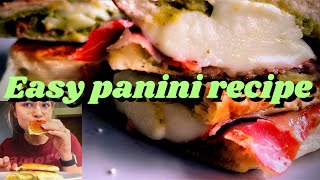 PANINI PESTO AND SCAMORZA CHEESE RECIPE🥪 [upl. by Kennet17]