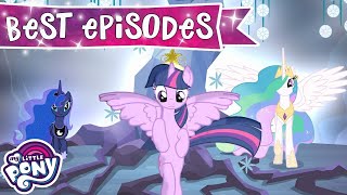 Best of Friendship Is Magic 💍 Princess Twilight Sparkle Part 1 amp 2 S4 FULL EPISODES My Little Pony [upl. by Lennahc]