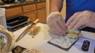 How to Make a Spider Roll  Sushi With Me [upl. by Ganley]