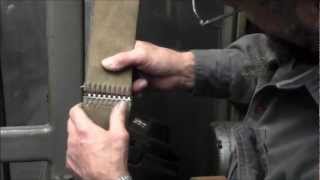 Belting amp Lacing a Sibley Drill Press PART 1 [upl. by Garber]