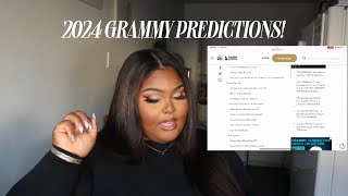 My 2024 Grammy Predictions [upl. by Nohshan]