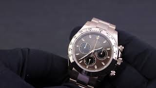 Rolex Cosmograph Daytona Everose Gold 116505 quotChocoquot Dial Unboxing amp Presentation [upl. by Onaivatco]